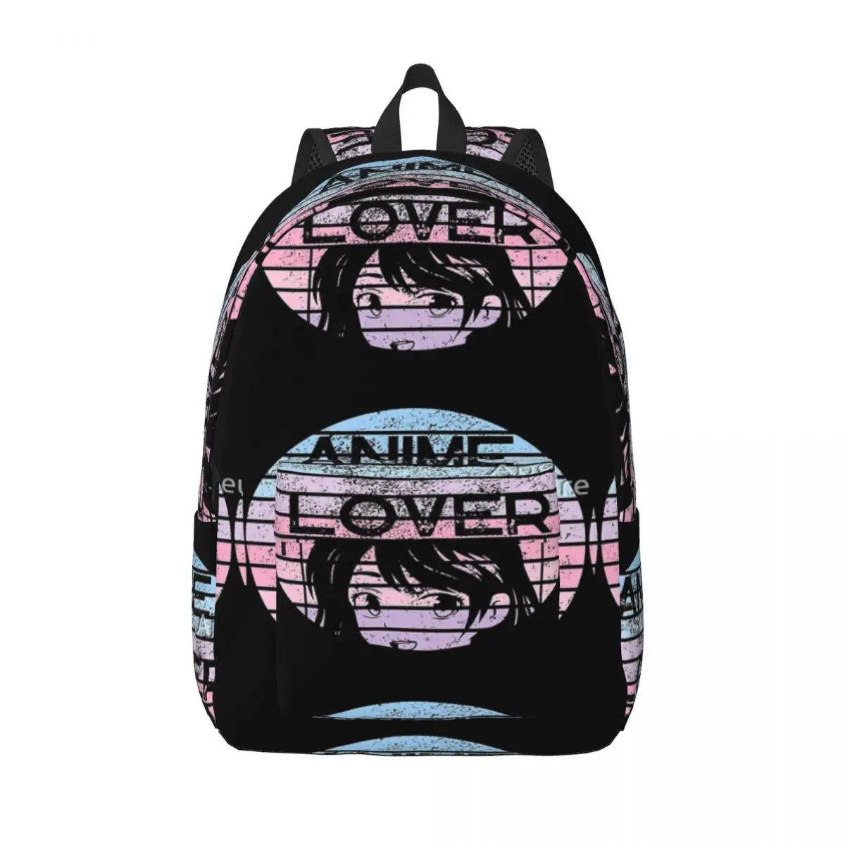 

Простой и стильный рюкзак в стиле ретро для любителей аниме, холщовый рюкзак, мужской рюкзак