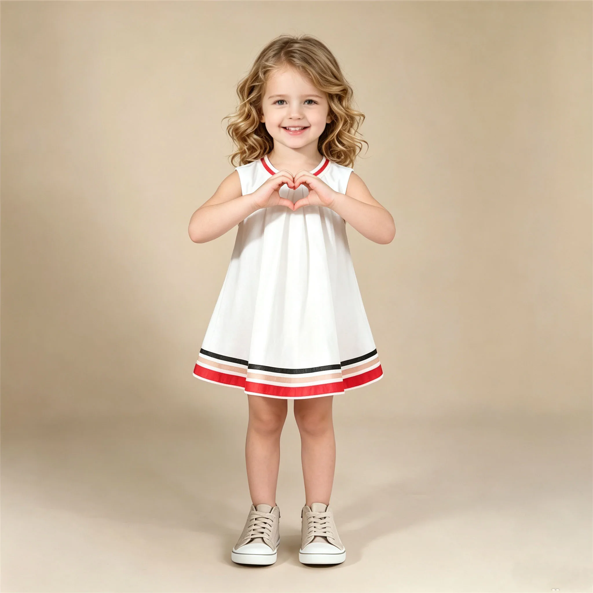 Children Dresses Summer Infant Toddler Dress Girls Fashion Infantile Dresses  Clothes Sleeveless Style Kids Clothing Princess