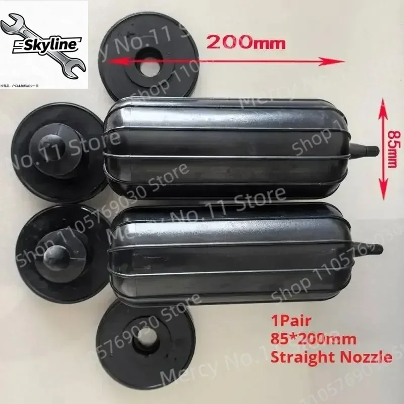 Straight Car Rear Suspension Spring Airbag Noise Reduction for Sedan SUV Offroad Auto Air Shock Absorber