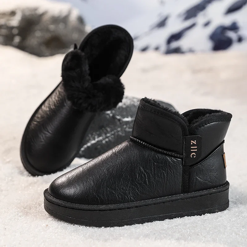 

2025 Winter New Style Warmth-Increasing Thick Cotton Shoes Outdoor Anti-Slip and Wear-resistant Snow Boots