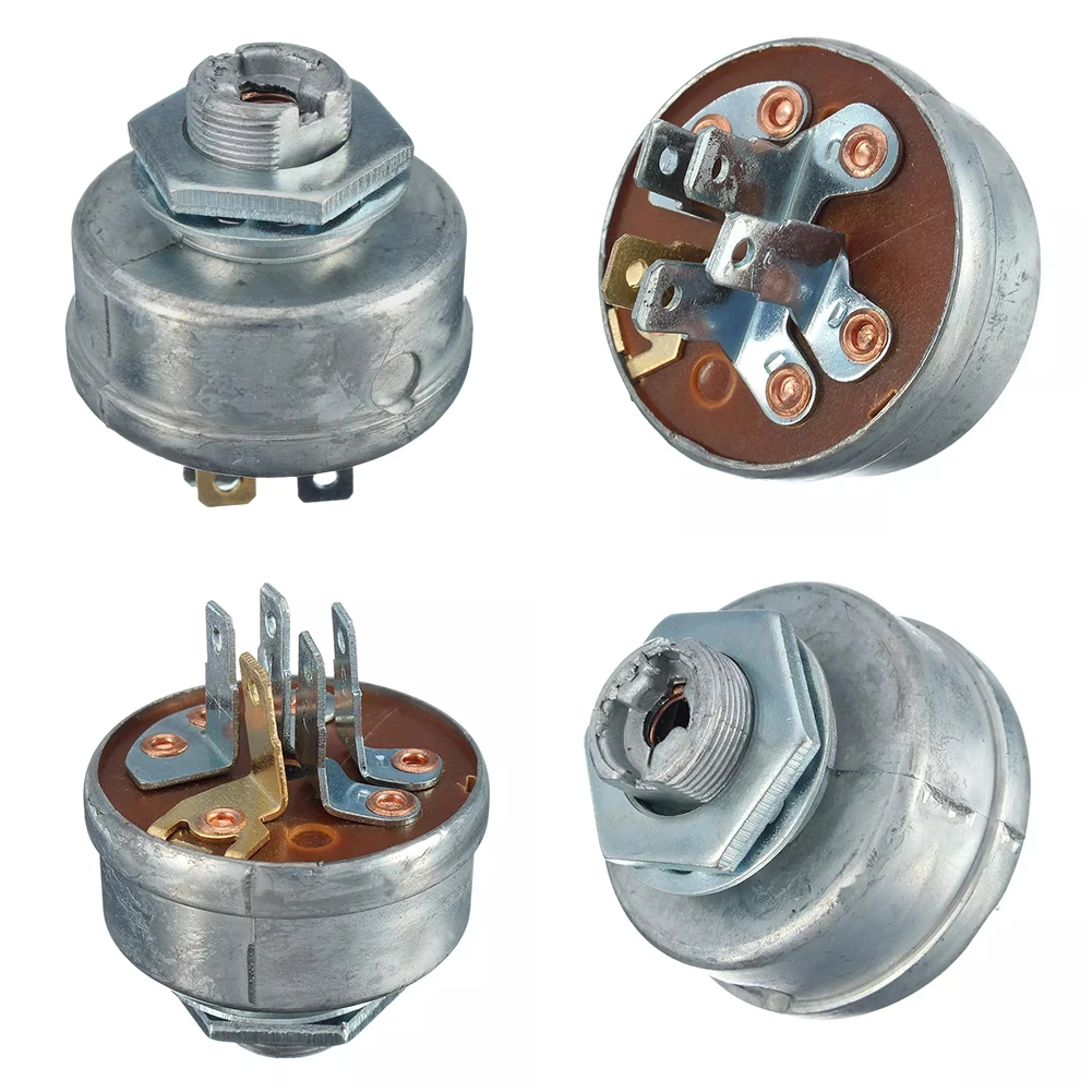 Starter Switch with 2 Keys Metal Lawn Mower Start Switch 5 Terminals for MTD 725-0267 925-0267 Tractor - view 3