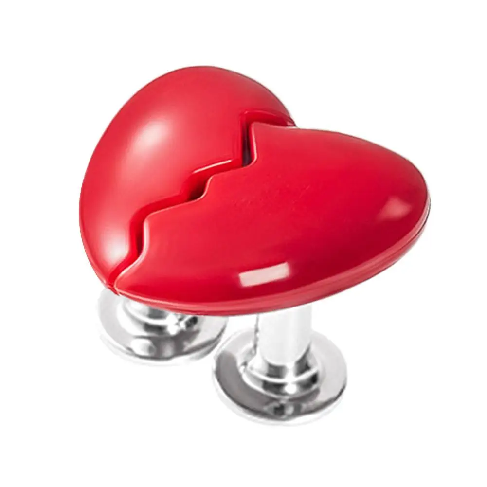 Bathroom Water Tank Buttons Push Switch - Heart Shape Toilet Presser, Love Toilet Press Button, Nail Protector for Bathing Room