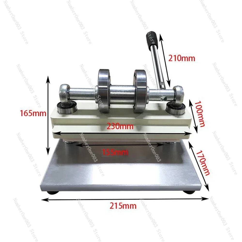 Double Wheel Hand Leather Cutting Machine, Photo Paper, PVC, EVA Sheet Cutter, DIY Leather Die Cutting Machine, Punching Manual