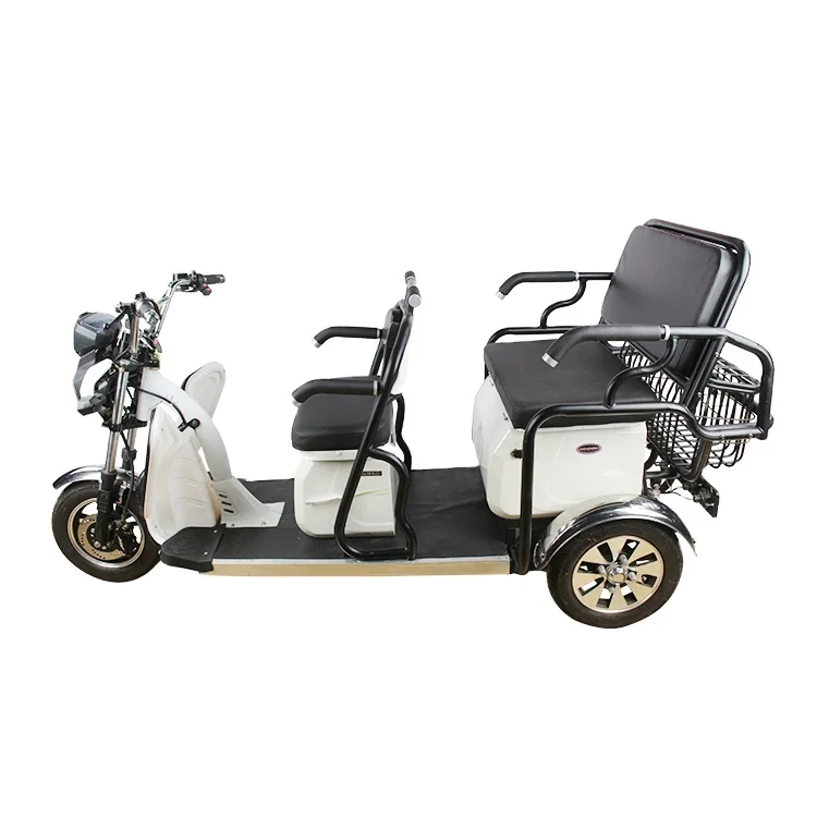 The safest and most popular three-person family EEC Approval electric tricycle triciclo electrico for adult