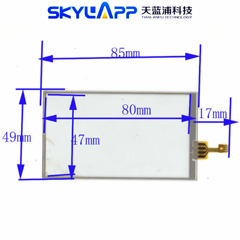 

Панель с сенсорным экраном, рукописная сенсорная панель, стекло дигитайзера, 4 провода, 3,2 дюйма, 85 мм * 49 мм, 85 мм * 49 мм