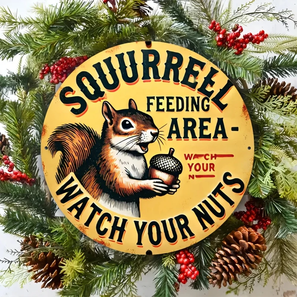 2D Flat, 2D Wall Art - Round Metal Tin Sign 