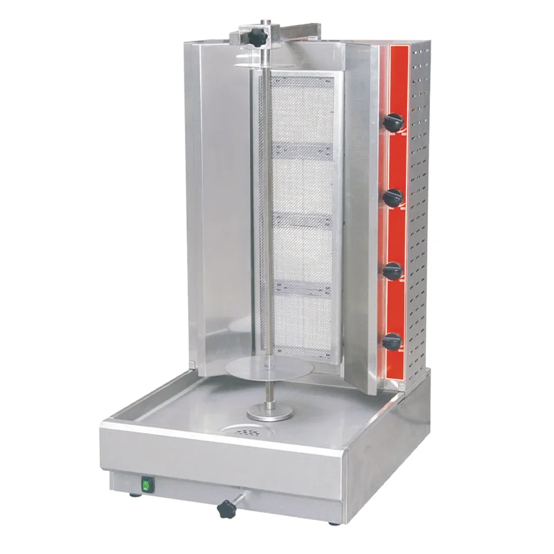 Máquina Profesional para Kebab Linkrich, Asador Automático Giratorio para Shawarma y Doner Kebab, de Acero Inoxidable, Ahorro de Energía, para Negocios de Catering