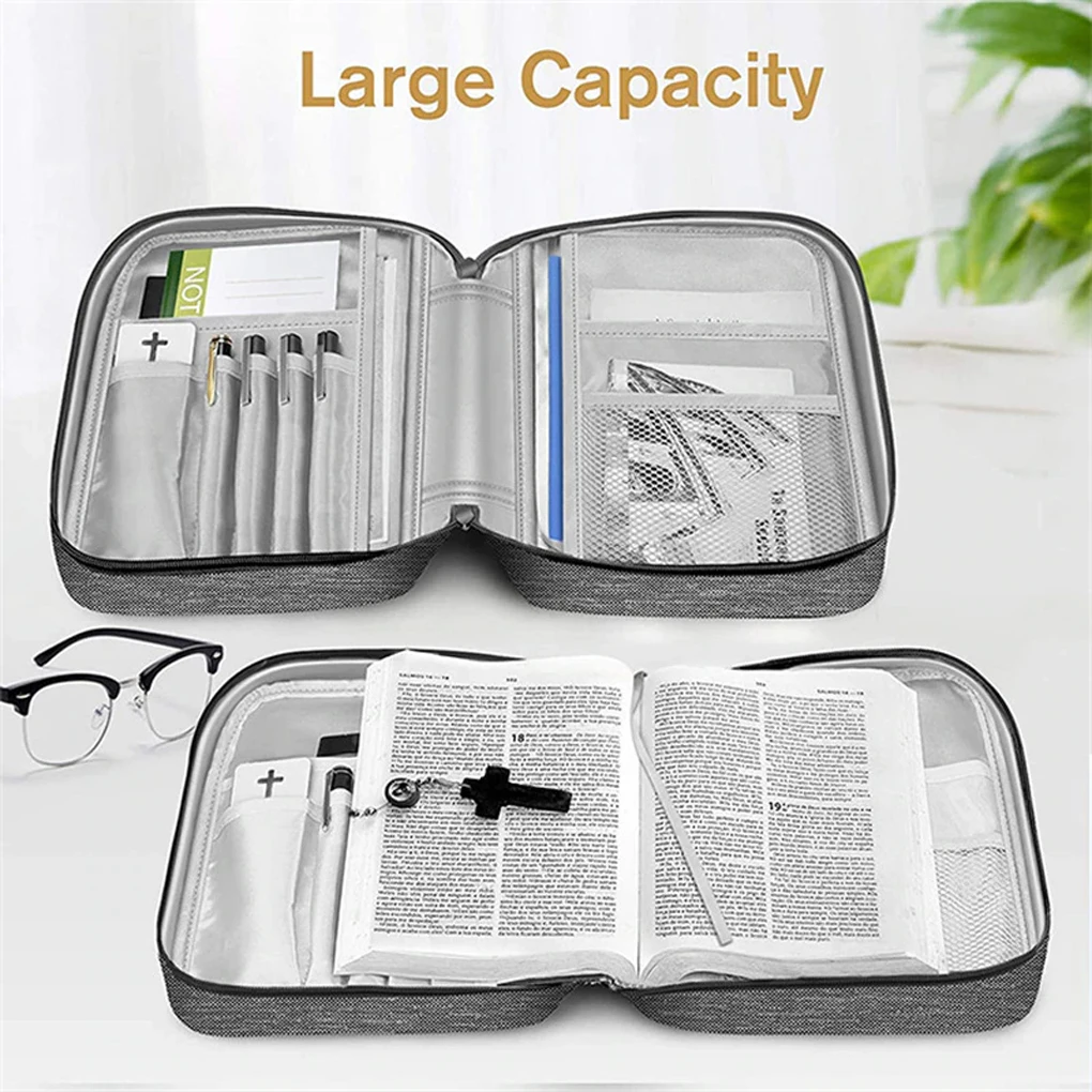 Multifunctional Bible Bag  Professional Tablet Cover Wear-resistant Carrying Book Case Universal Unisex Men Birthday Gift