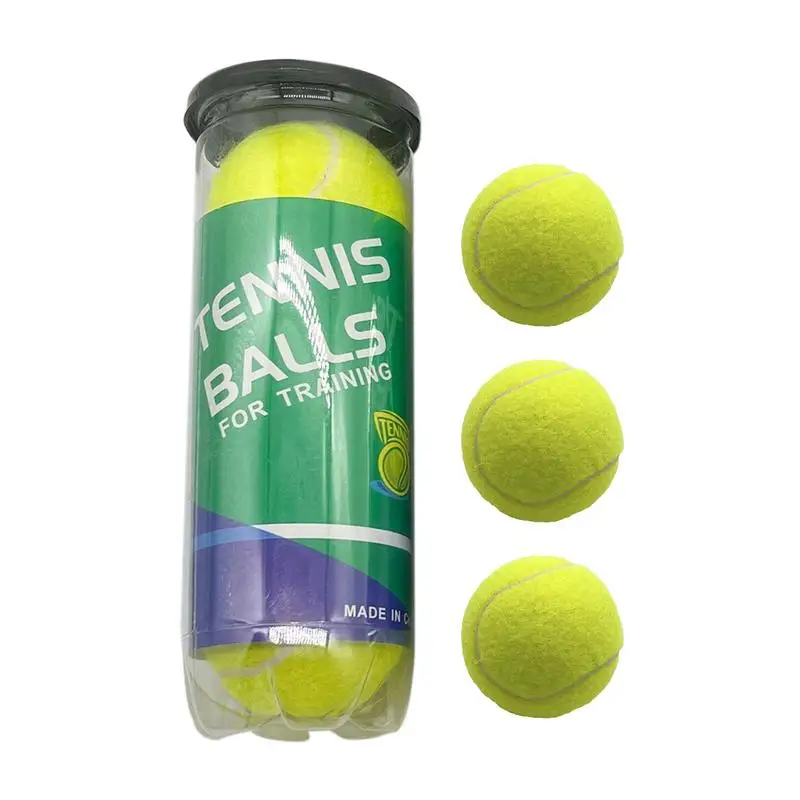 Bulk Tennis Balls 3 PCS Soft Tennis Ball Training Ball Official Size Tennis Equipment Pressurized Tennis Balls For Training