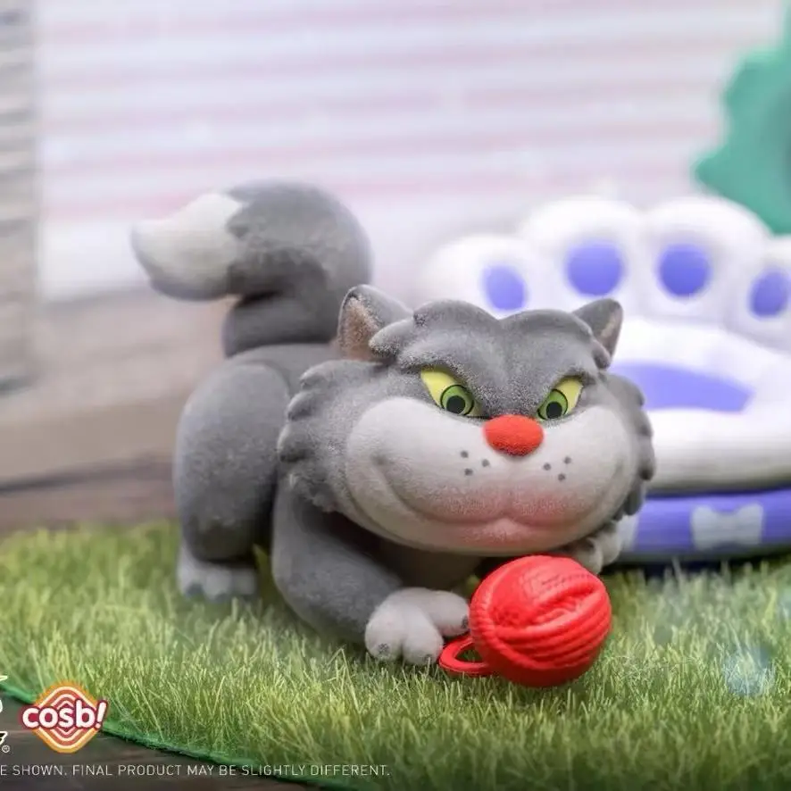 Disney Cat Party Series Caja ciega Mini figura Adornos de escritorio Figura Juguetes de moda Regalos MARIE, TOULOUSE, BERLIOZ