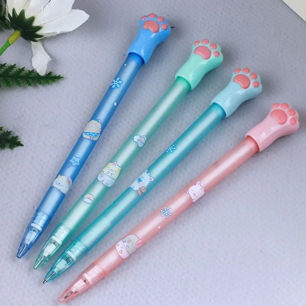 2.0MM 2B Automatic Pencil Press Type Sketch Drawing Writing Tool Mechanical Pencil Cute Cat Paw Stationery Sketch Pencil