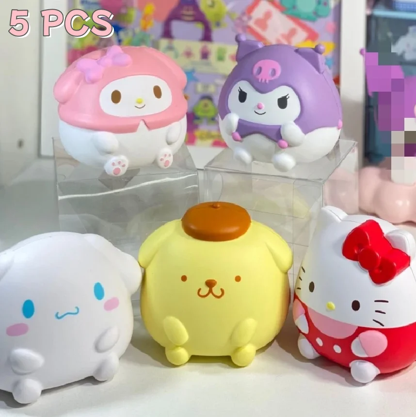 

Аниме-игрушки-сквиши Hello Kitty, Kawaii Kuromi, My Melody: антистрессовые, сжимаемые, фиджет-игрушки для снятия стресса, подарки на день рождения