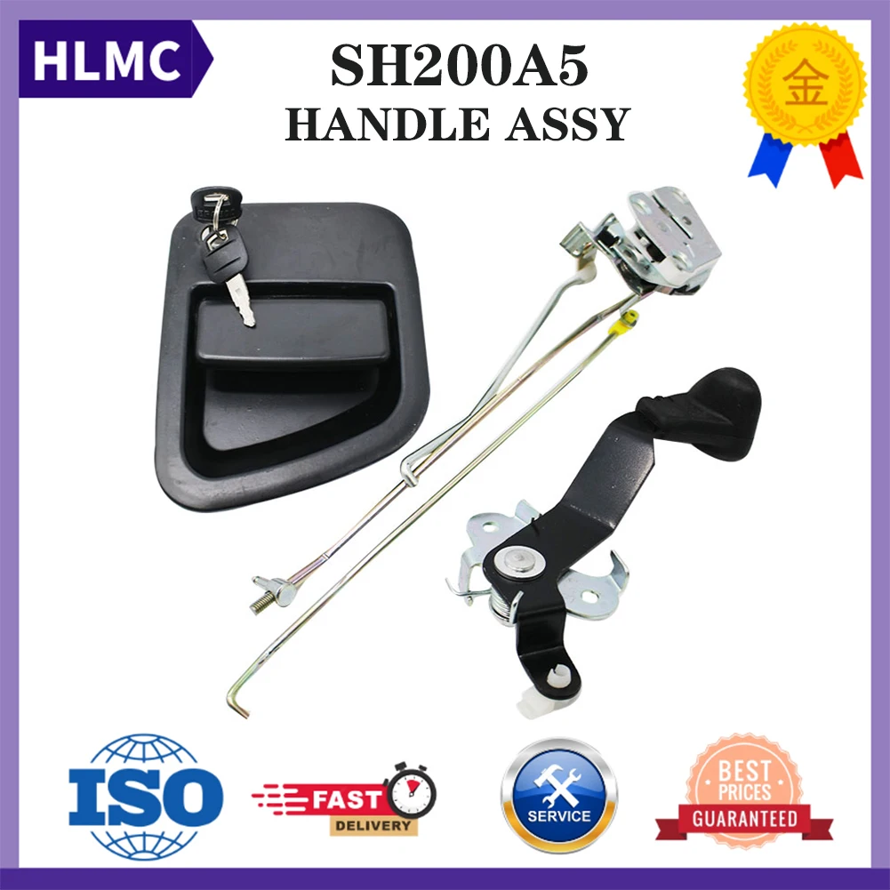 

Excavator Accessories SH200 SH210 SH240 SH300 SH350 -5 A5 Excavator Parts Cab Door Lock Assy