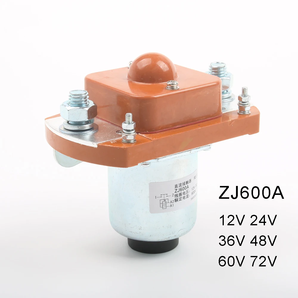 

Hot DC Contactor 600A NO 12V 24V 36V 48V 60V 72V Motor Forklift Electromobile Grab Vehicle Car Winch Contactor DC
