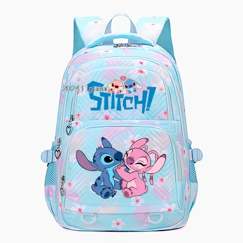 Lilo & Stitch School Backpack Kawaii Cartoon Girls Boys Printed School bags Cute Girls School Supplies Children Birthday Gifts