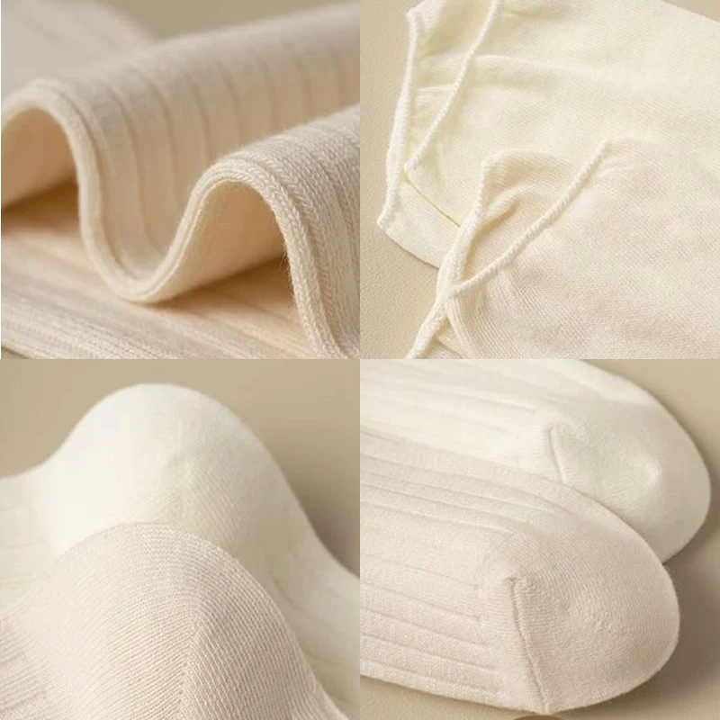 1 زوج جوارب نسائية اتجاهات الخريف الشتاء عادية جوارب طويلة إلى الركب الإناث عالية الجودة بلون الجوارب الطويلة الدافئة