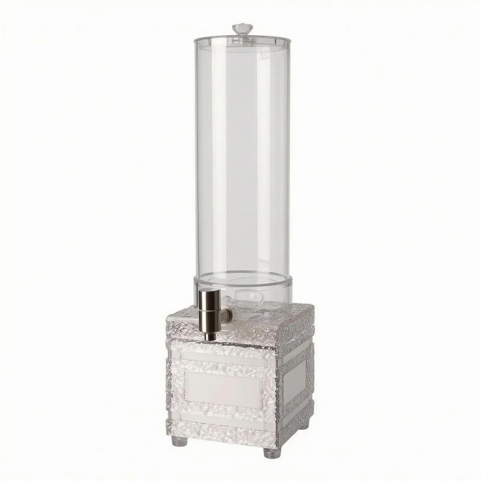 Lighted Beer Dispenser 3 Liter Acrylic Drink Dispenser Large Capacity Beverage Cooler Machine for Home Bar Countertop Party