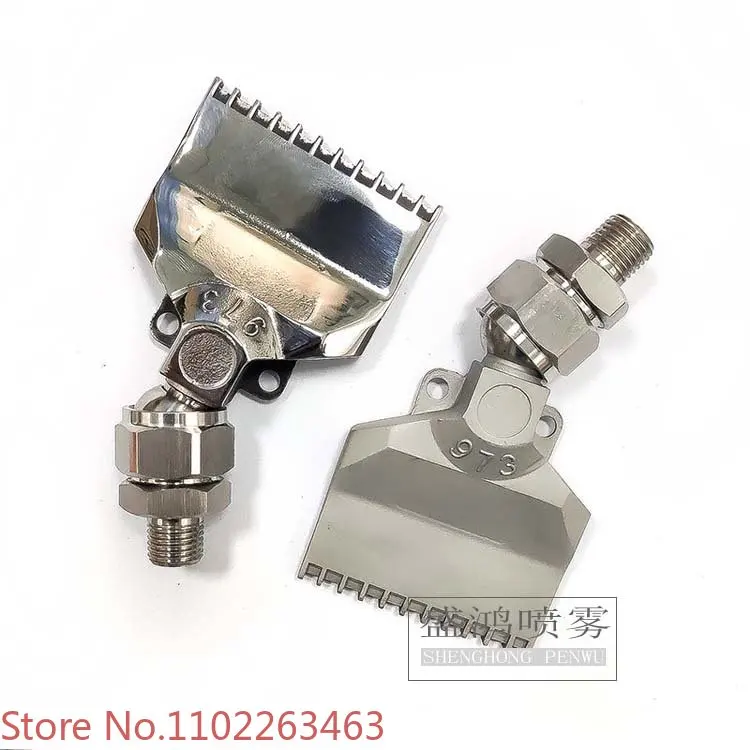 973 series stainless steel air knife blowing nozzle flat air nozzle widened 22 hole blowing nozzle drying blowing water