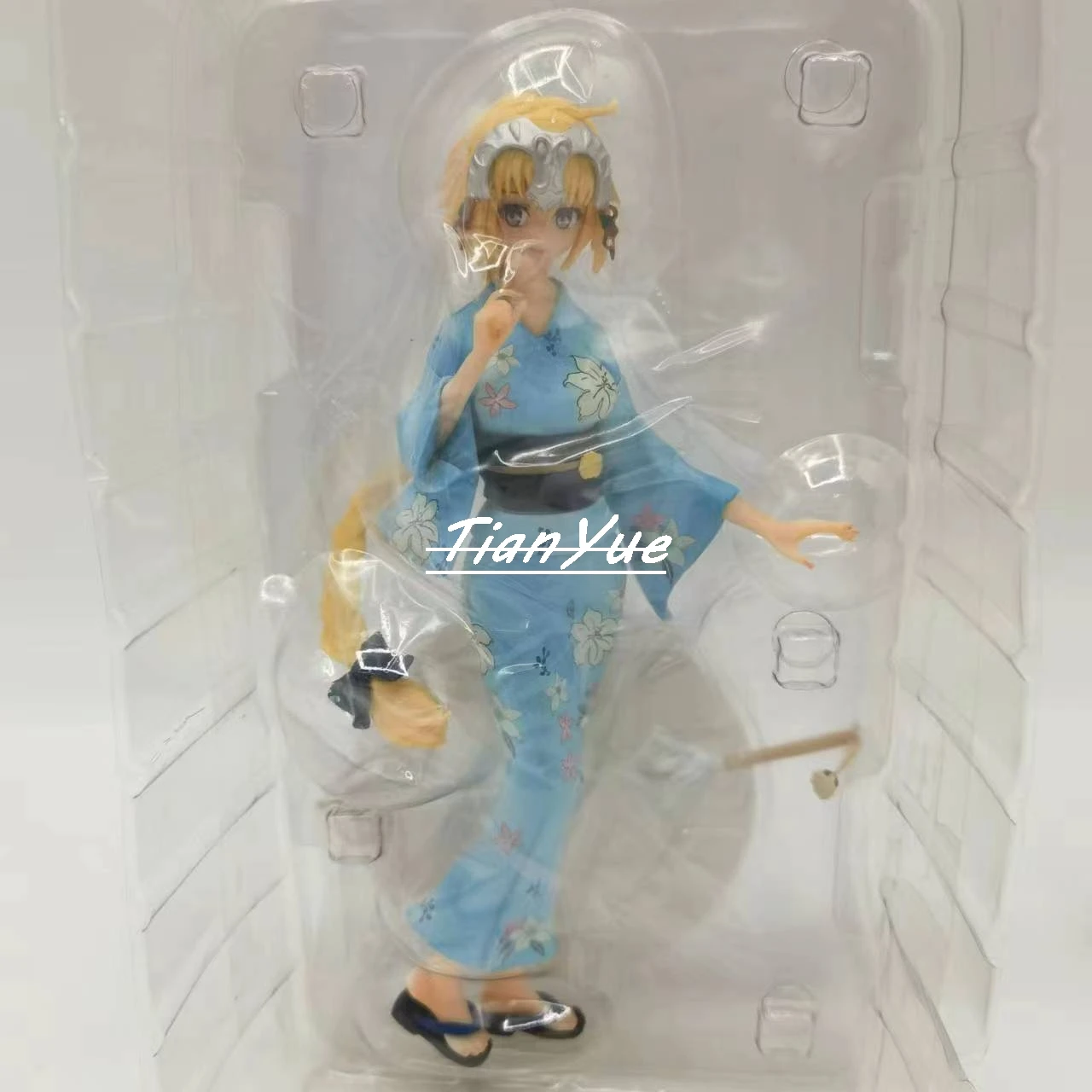 Anime Fate Grand Order Saber and Joan of Arc and Mash Kyrielight kimono version Action Figure Model Toy 21cm