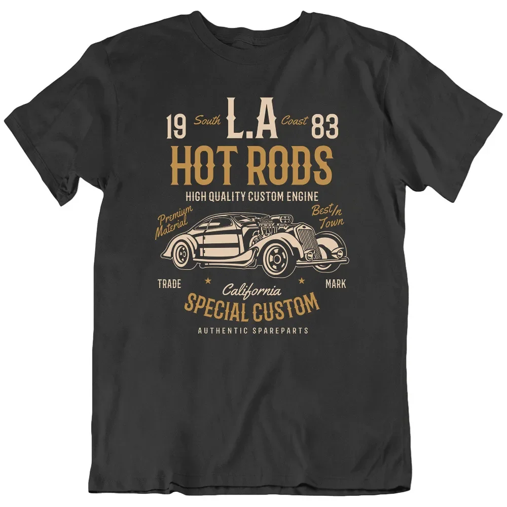 California Car 1983 Hot Rods Drive Motor Speed 40 Birthday T Shirt Tee New