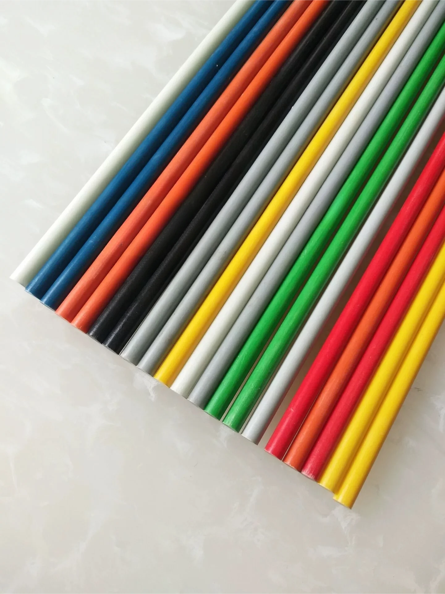 10pcs 500mm Coloured Glass Fiber Rod 2-10mm Diametter High-strength Glass Fiber Rod Is Used To Make Toys And Tents