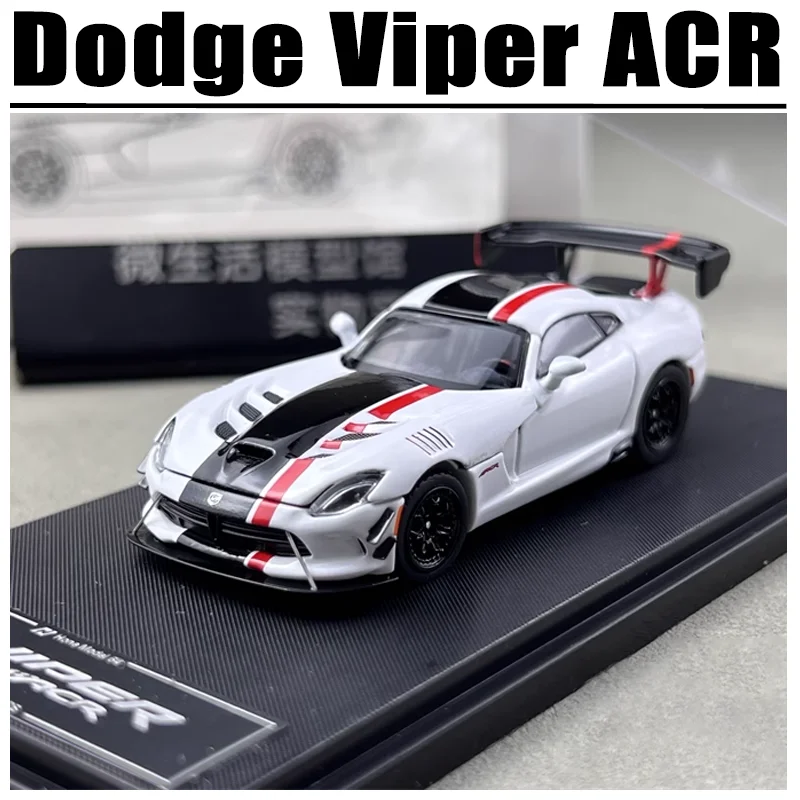 

HM 1/64 Dodge Viper ACR Игрушечный автомобиль из сплава, литая под давлением металлическая модель, подарки