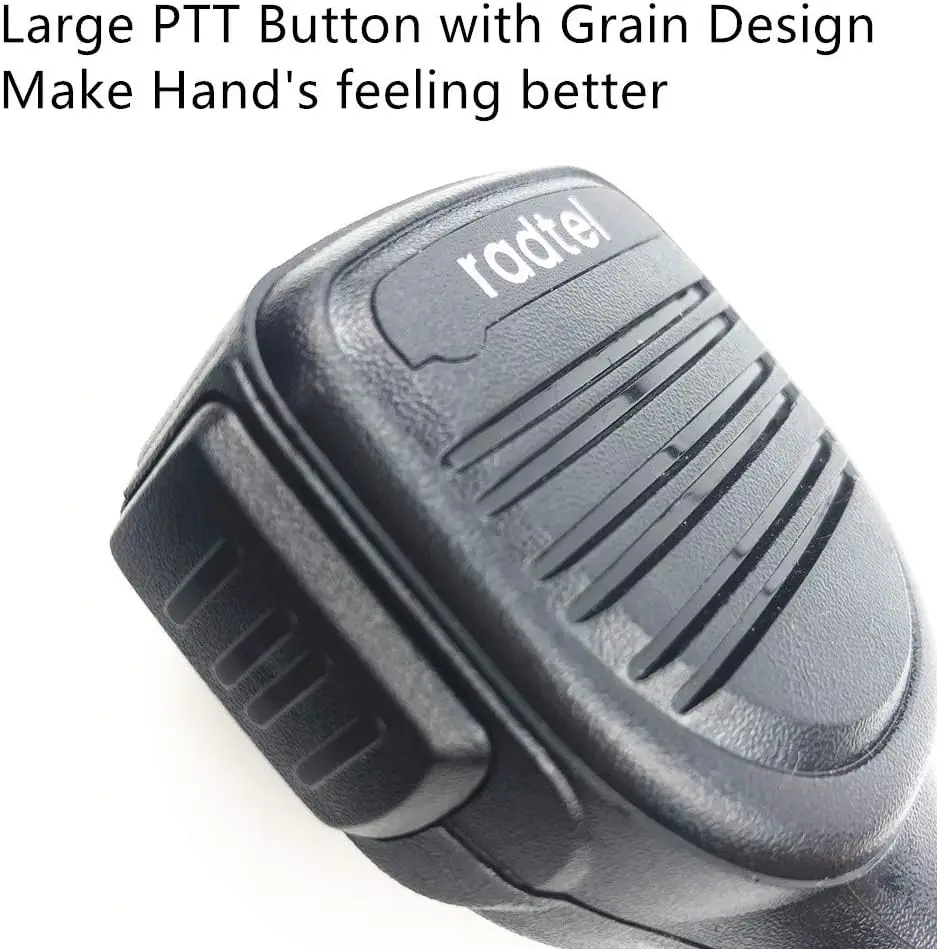 Radtel Heavy Duty Walkie Talkie ลําโพงไมโครโฟนไมโครโฟนสําหรับวิทยุ BaoFeng UV-9R (หรือ Plus) BF-A58 BF-9700 (ไม่ทํางานร่วมกับ RT-880)