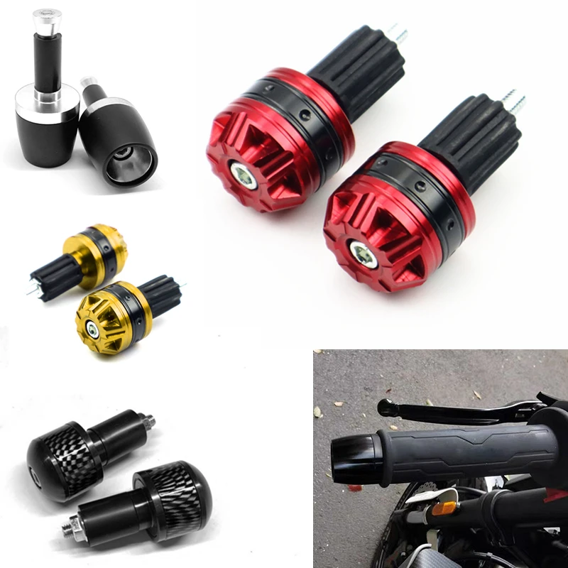 

1 pair 7/8" 22MM Motorcycle Aluminum alloy Handlebar Grips Bar Ends Sliders Handle Bars Grip Cap Plug Slider for CG.GN