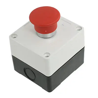 

Ui 600V 10A Red Mushroom NC Коробка станции мгновенного кнопочного переключателя
