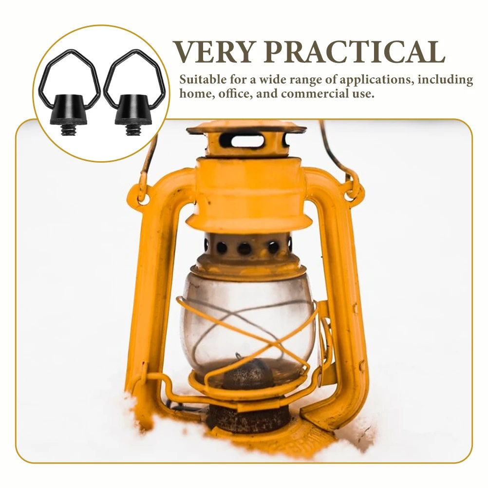 

2 Pcs Multifunctional Hook Camping Lamp Loop Hanger Accessory Light Bracket Hanging Tool Stand