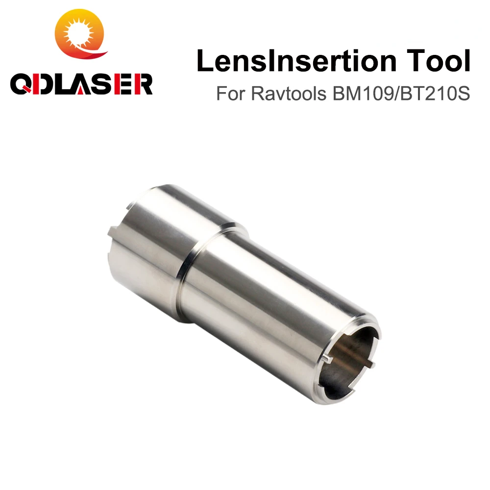 QDLASER D28 Focusing Lens Insertion Tool Collimating Focusing Lens for Raytools BT210S/BM109 Fiber Laser Cutting Head