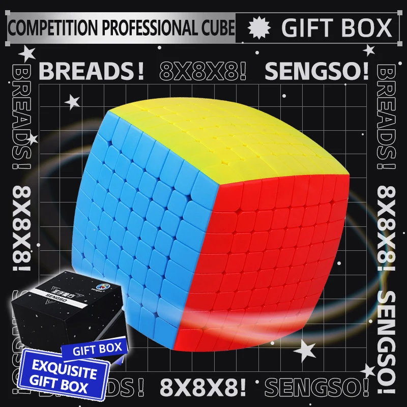 sengso Speed Cube 8x8 9x9 10x10 Hoge moeilijkheidsgraad Aangewezen voor Competitie Kubus Puzzel Uitstekend gevoel kind Educatief speelgoed