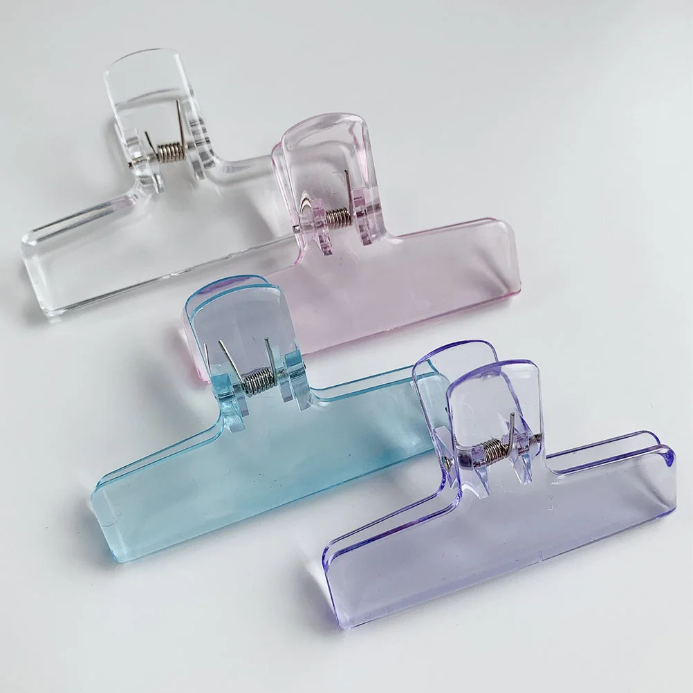 Clips de classeur décoratifs multifonctions, 6 pièces, pour documents de bureau