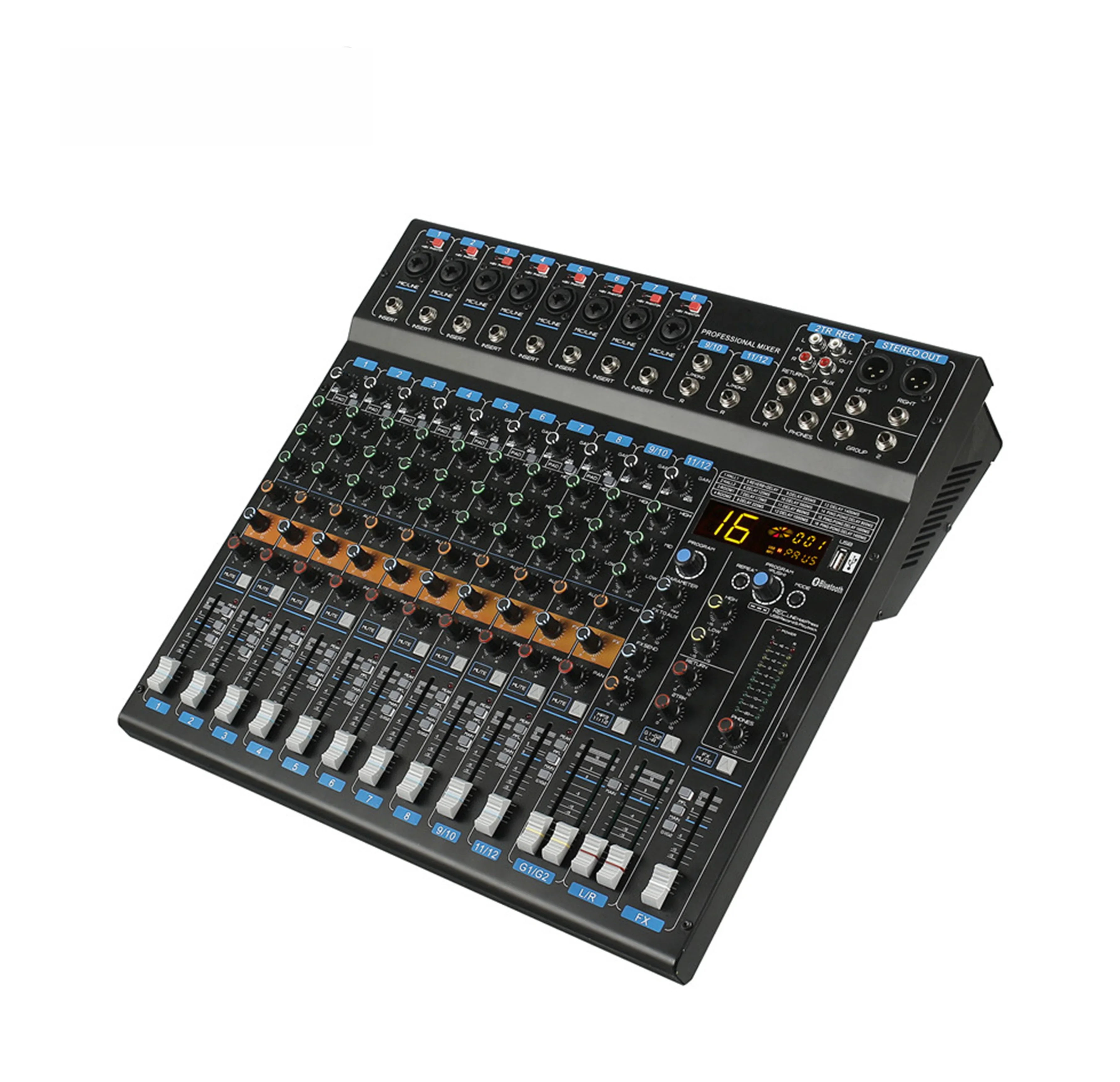 

2026 New Xtuga ATS-122 High Quality 12 Channel Professional Powered Digital Mixer