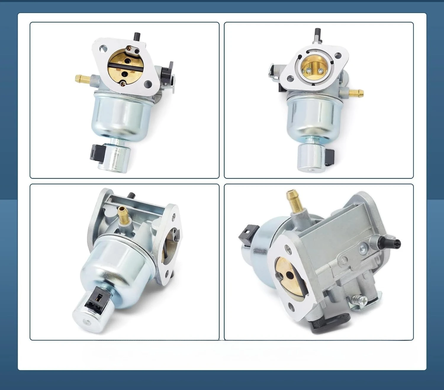 15003-7131 Carburetor Kit Replacement for Kawasaki FH491V FH580V FS600V for John Deere X300 X300R, Replace 15004-0822 15004-7060
