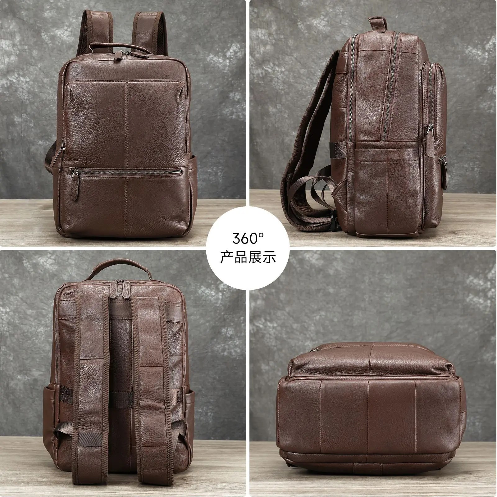 2026 New Brand Natural Cowskin - Streetwear Brand Backpack 评论和价格