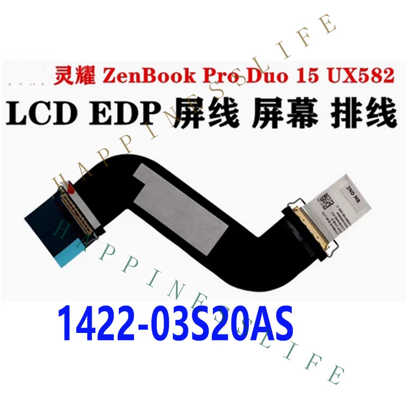 

PK+ For ASUS ZenBook Pro Duo 15 UX582 UX582HS SUB LCD EDP Screen Cable 1422-03S20AS