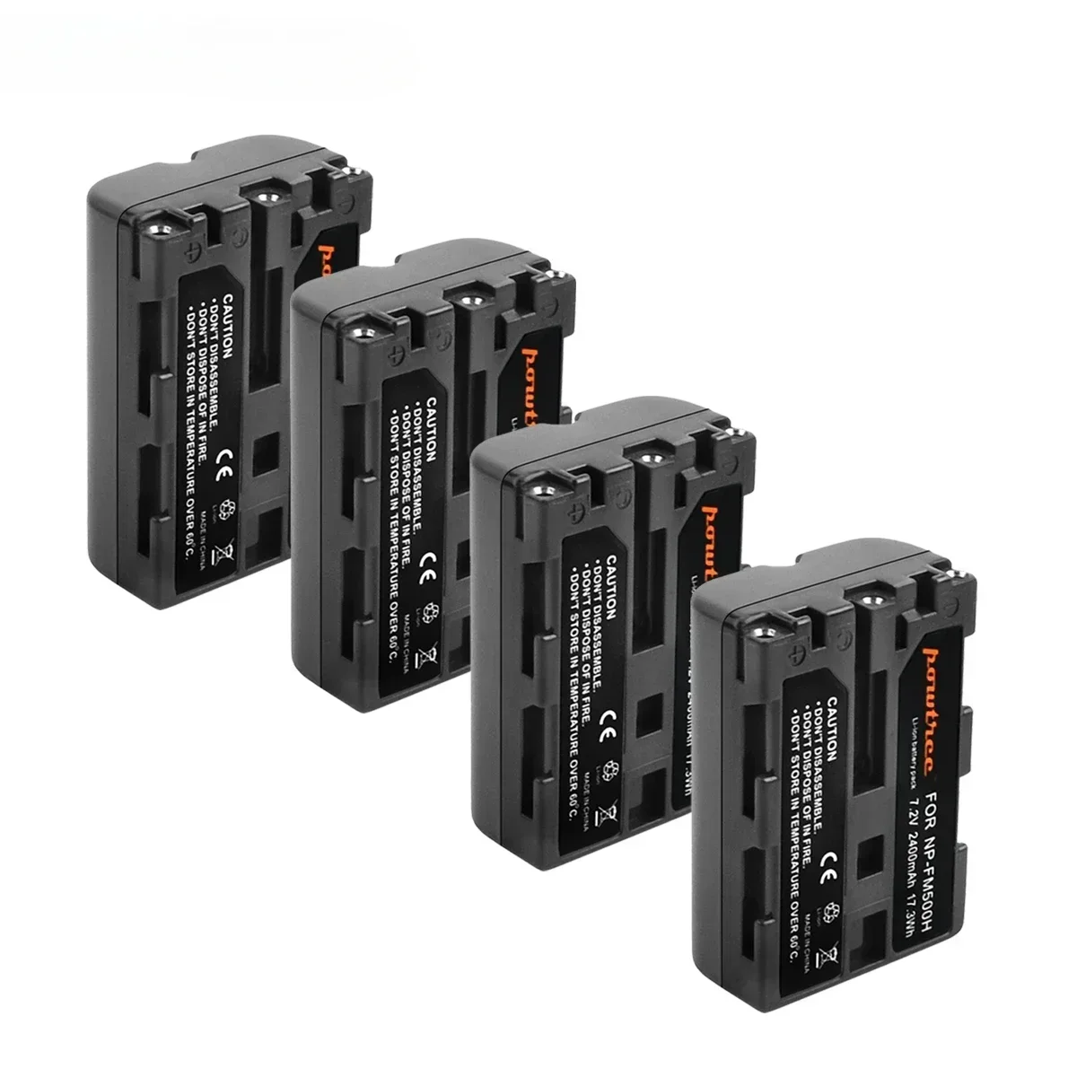 Batería de cámara NP-FM500H NP FM500H NPFM500H de 2400mAh para Sony A57 A58 A65 A77 A99 A550 A560 A580 batería L50