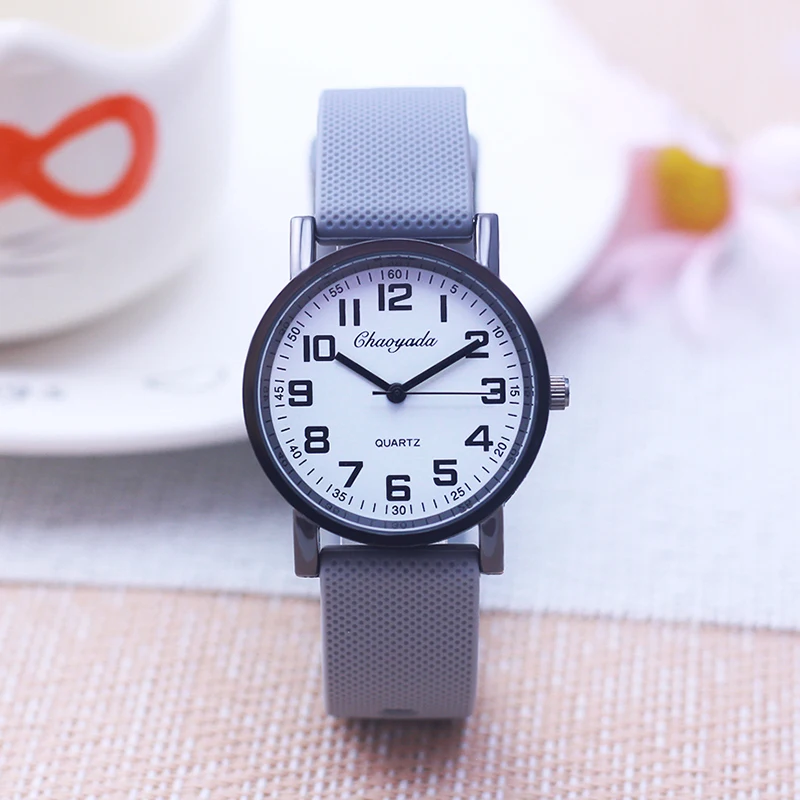 new fashion woman man sports silicone simple watches students boys girls cool digital soft strap electric quality quartz watches