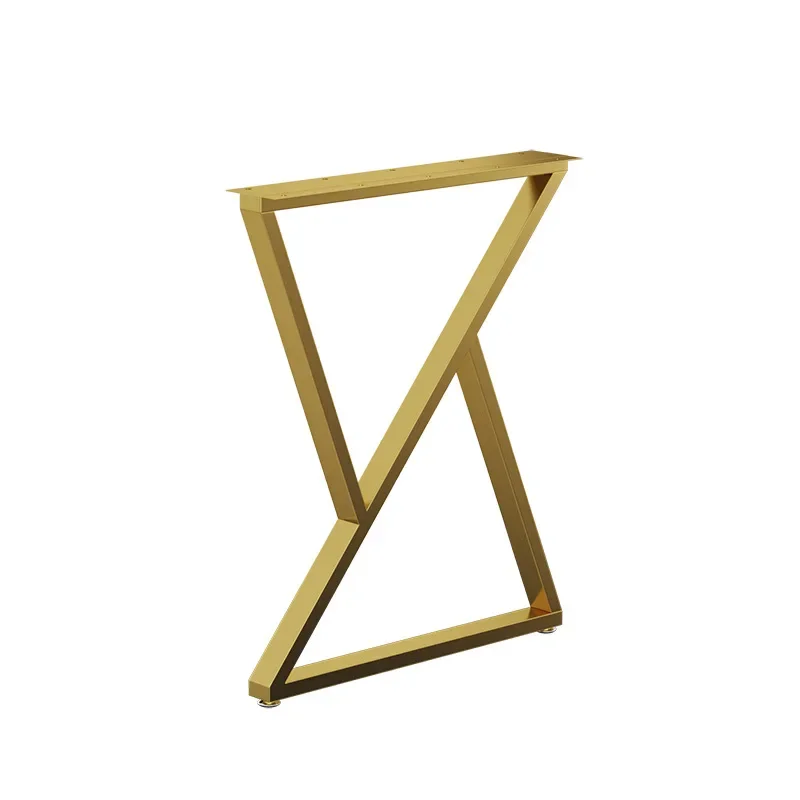 

Wrought iron metal table leg bracket bar, high-footed wrought iron dining table island