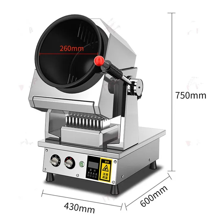 Restaurant Gas Cooking Robot Cooker Chef Rotate Rotating Automated Wok Cooking Machine