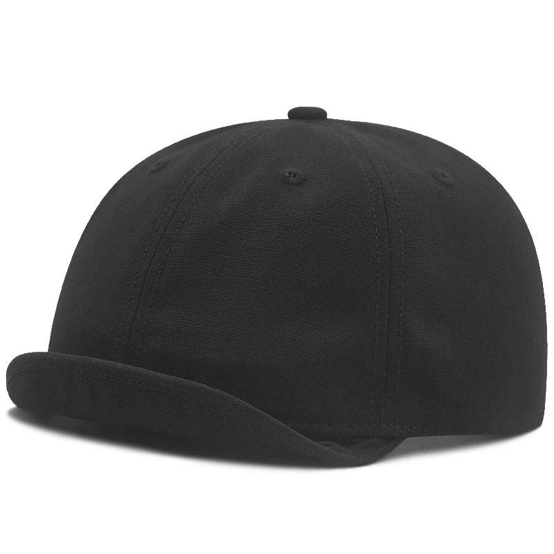 

2024 New Fashionable Short Brim Men's Cap Flip Up Short Visor Baseball Cap for Men XL Large Size Big Head