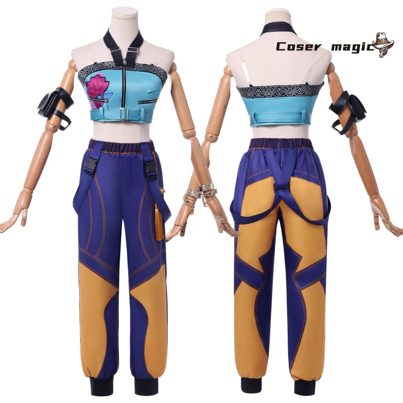 K-Pop: أزياء شيطان الصيادين زوي التأثيرية أزياء الهالوين كرنفال حفلة عيد الميلاد لعب الأدوار ملابس الملابس للنساء