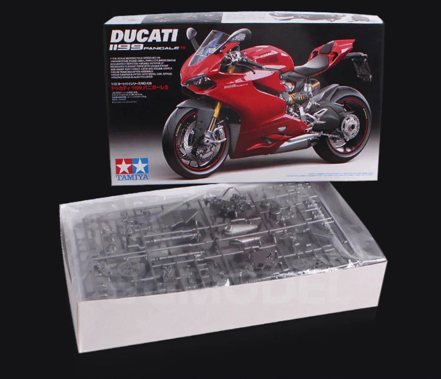 Tamiya 14129 1/12 Scale Model Motorcycle Kit 1199 Panigale S Sport Bike