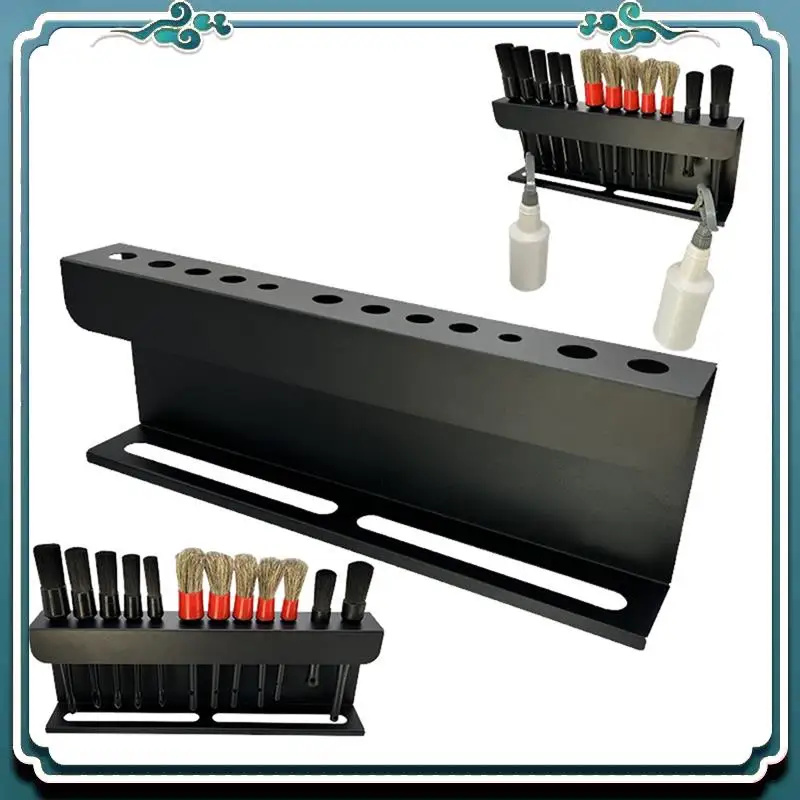 

ABTU-Detailing Brush Holder Spray Bottle Storage Rack For Auto Cleaning Detailing Tools Hanger