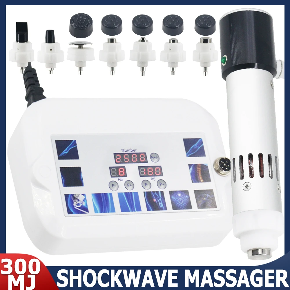 300MJ Shockwave Therapy Machine Effective For ED Treatment Erectile Dysfunction Leg Pain Relief Relaxation New Handle Shock Wave