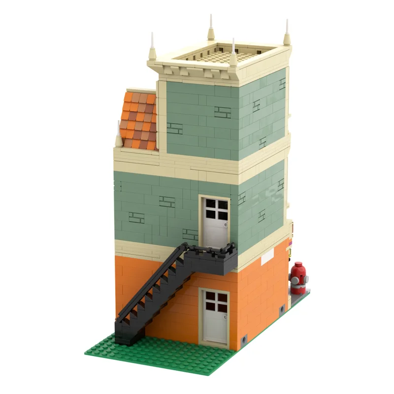 1560pcs MOC Modular Bakery Shop Modulared Model Building Blocks Construction DIY Christmas Gift Creative Toy Idea Education Kids