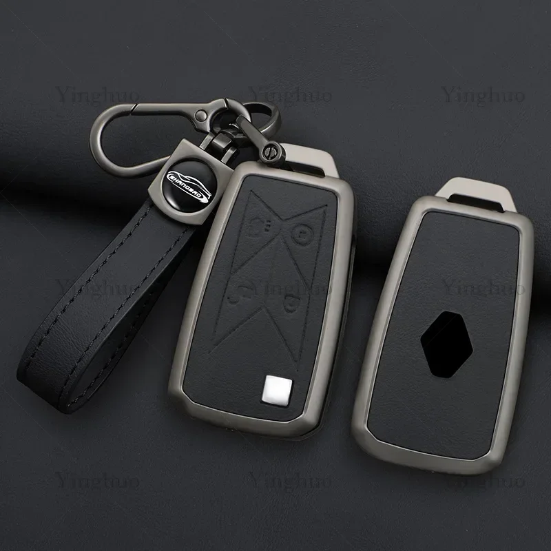 Zinc Alloy Car Remote Key Case Cover 4 Button For Renault Pickup Truck Lorry Gama Seris T C K Ignition Euro Keychain Accessories view 2