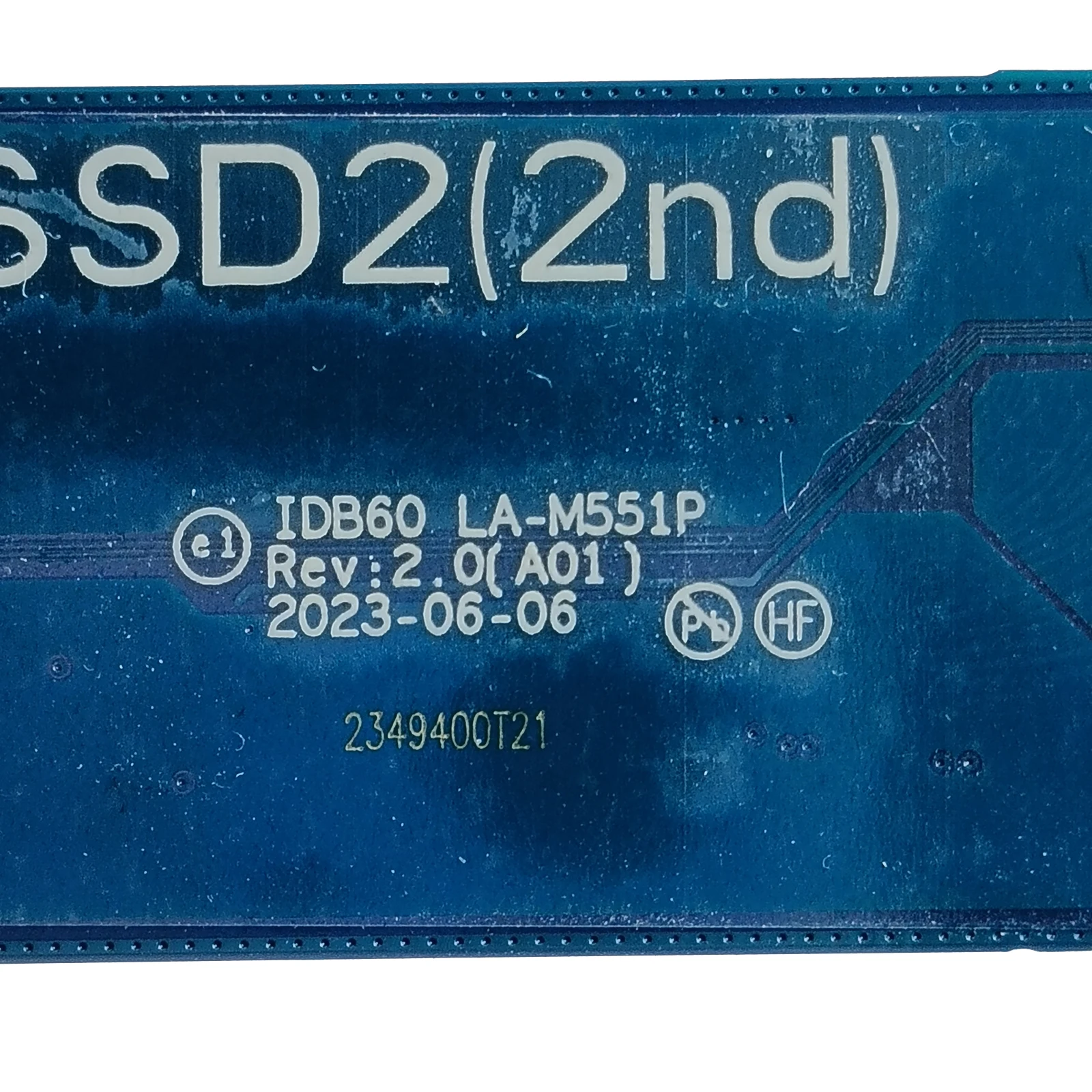 0WWGTH Per Dell Precision 5680 Scheda Madre Del Computer Portatile SRMJ2 i7-13800H 64GB di RAM Mainboard IDB60 LA-M551P