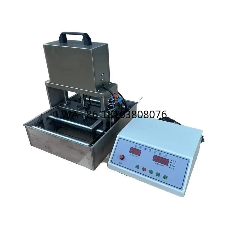 Digital Display Stainless Steel Low Temperature Flexibility Tester Waterproof Roll Softness Measurement OEM Customized